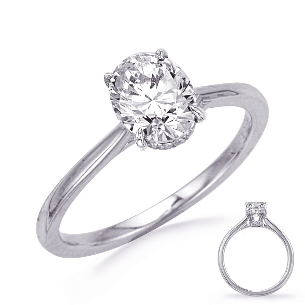 Penelope Classic Oval Diamond Engagement Ring