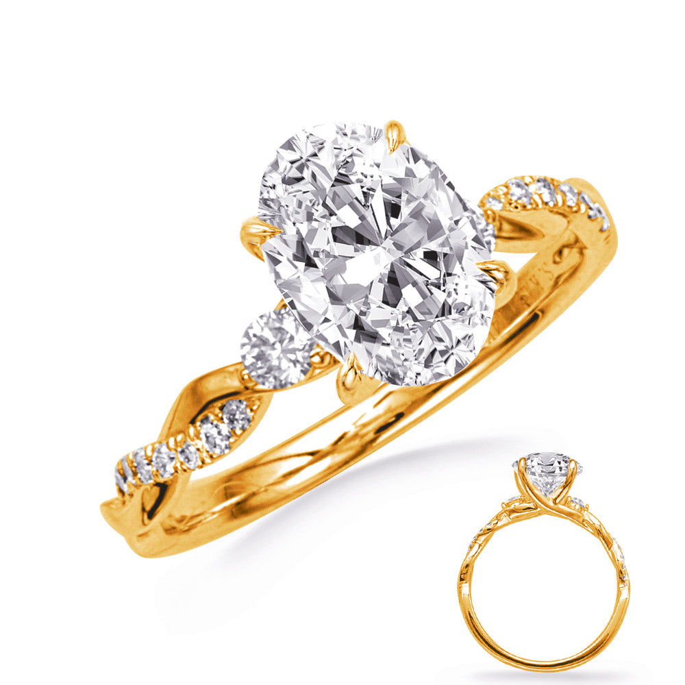Isabella Braided Vine Engagement Ring