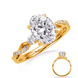 Isabella Braided Vine Engagement Ring