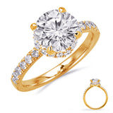 Aurora Classic Pavé Engagement Ring