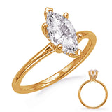Cora Marquise Solitaire Engagement Ring