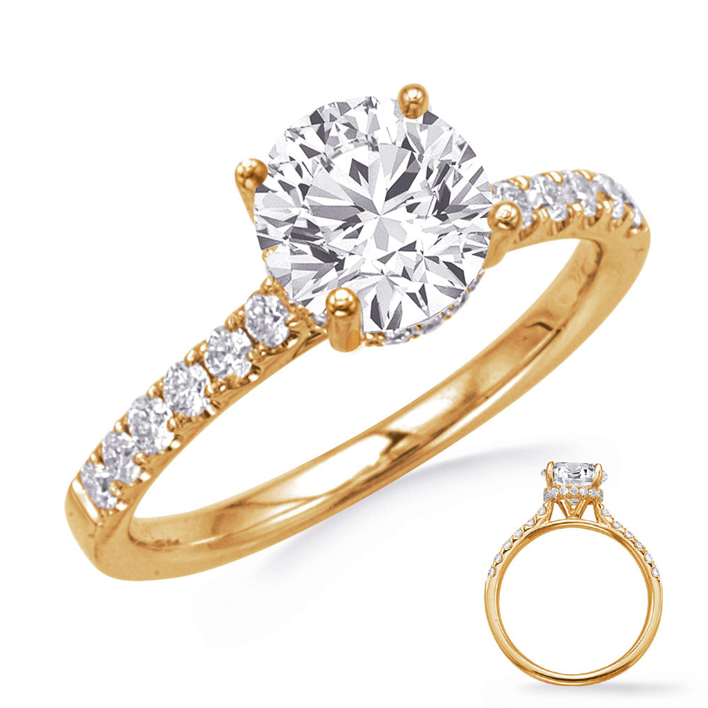 Talia Pavé Hidden Halo Engagement Ring