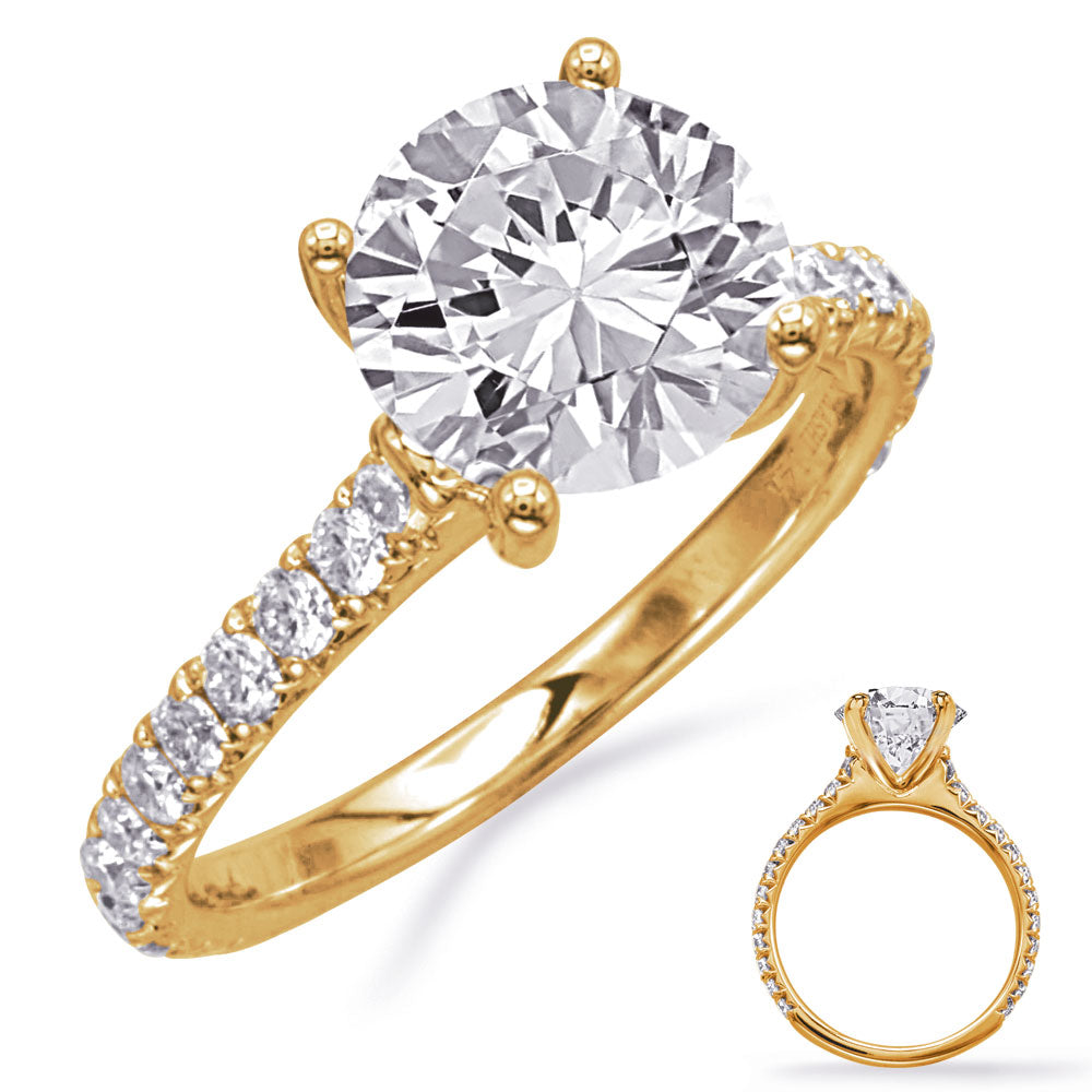 Classic Hidden Halo Engagement Ring - Lumiera