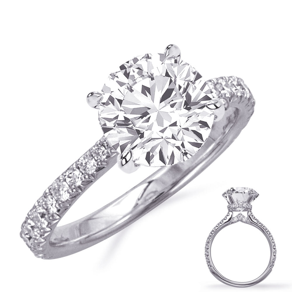 Elysian Pavé Engagement Ring