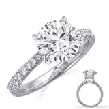 Elysian Pavé Engagement Ring