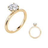 Seraphina Hidden Halo Engagement Ring