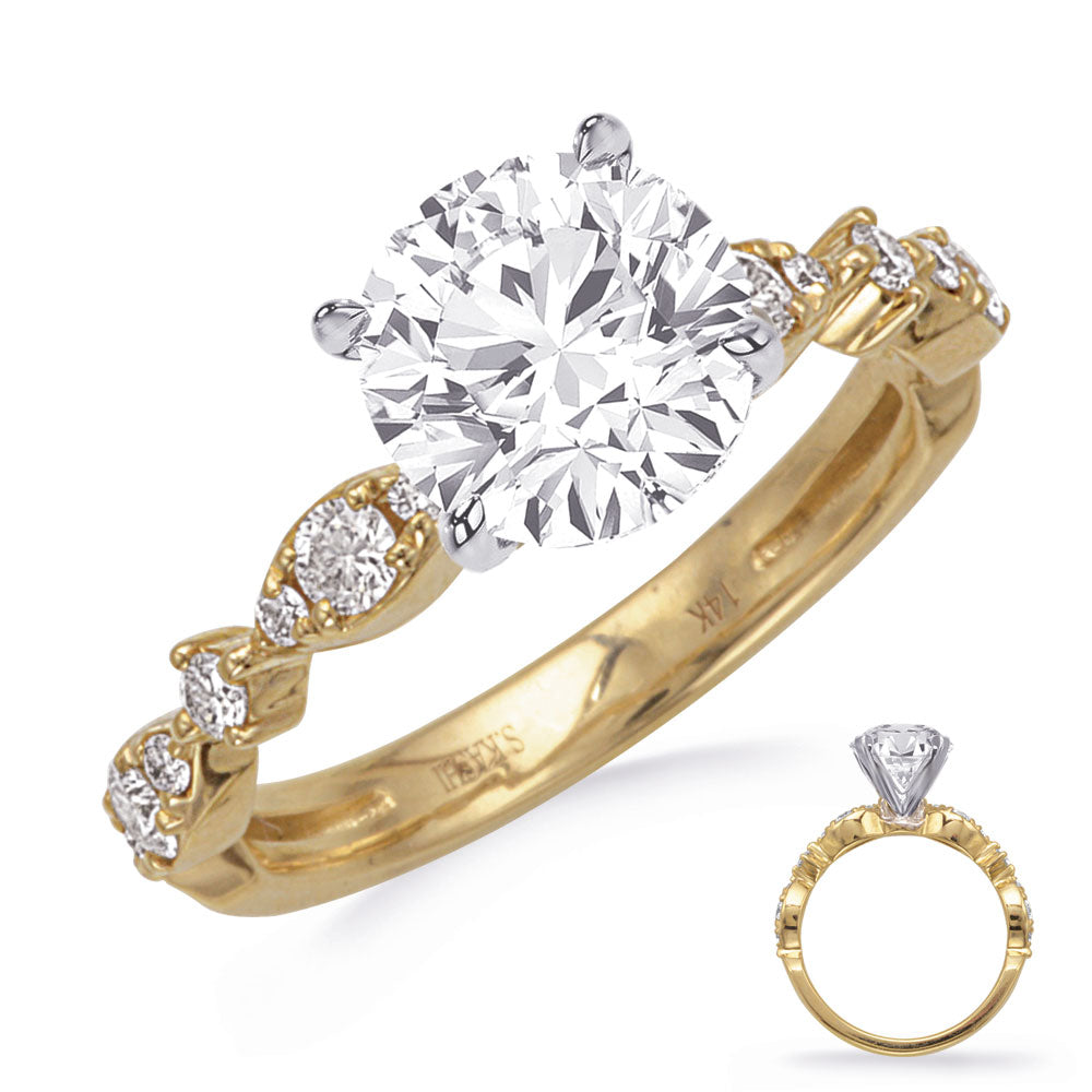 Marquise Bloom Diamond Engagement Ring
