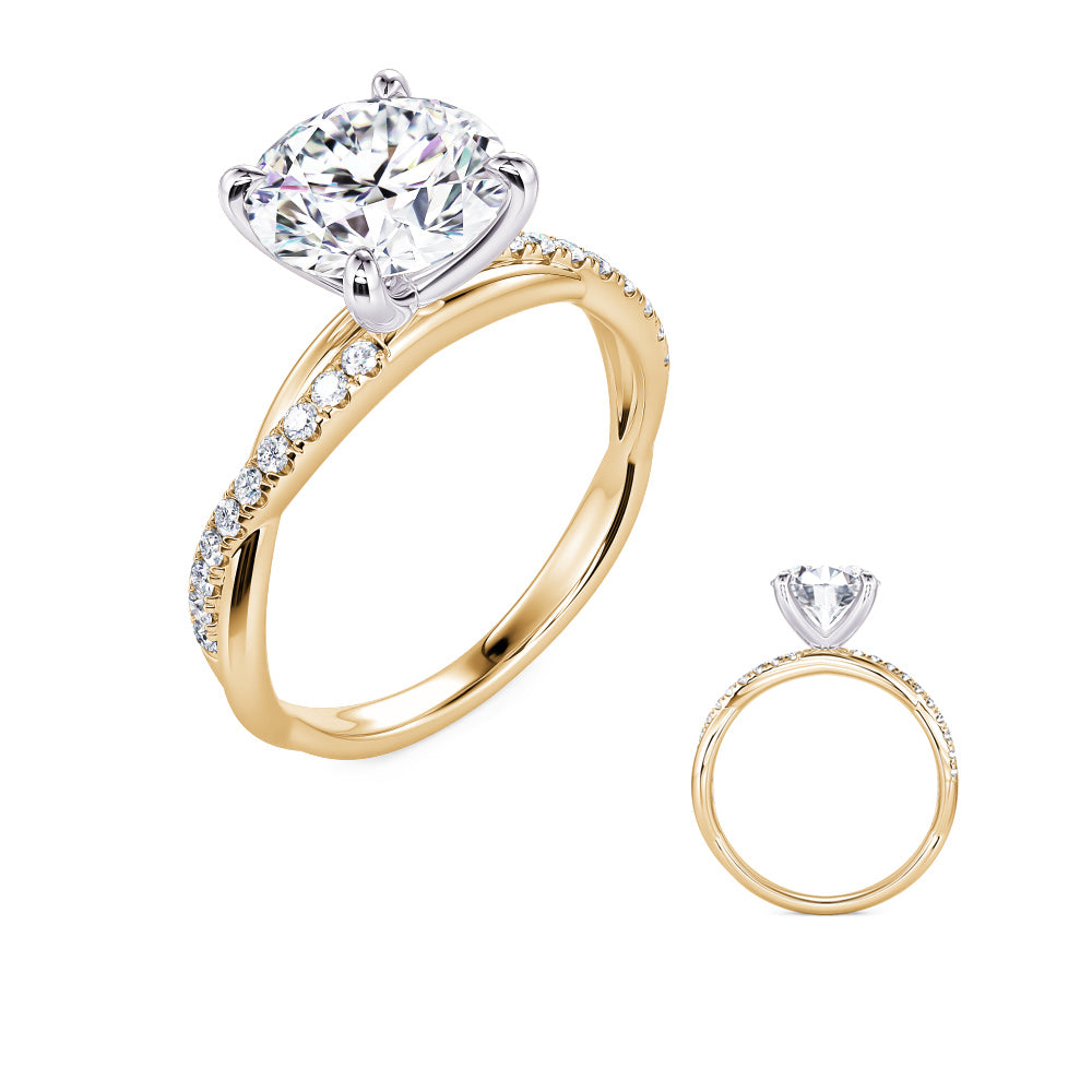 Vivienne Pavé Engagement Ring