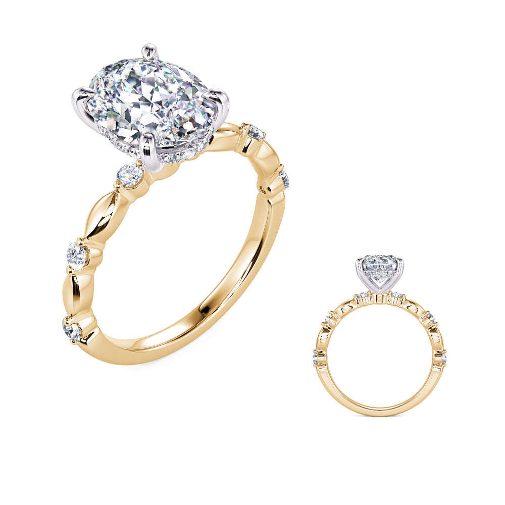 Eterna Vine Diamond Engagement Ring