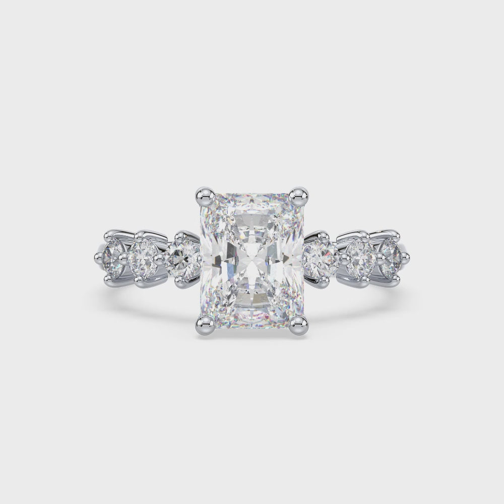 Radiant Cut Engagement Ring by Allure