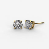 Earth- Mined Natural Diamond - Diamond Stud