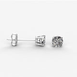 Earth- Mined Natural Diamond - Diamond Stud