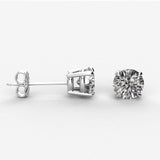 Earth- Mined Natural Diamond - Diamond Stud