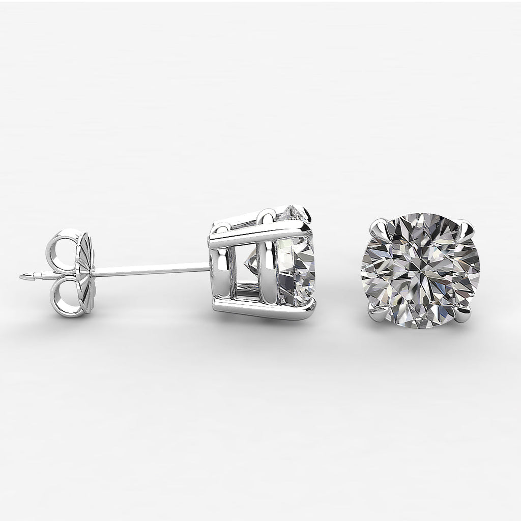 Feeling Fun Moissanite Stud Earrings main image 0