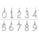 Natural Diamond Numeral Charm - Luvona