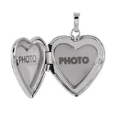 Sterling Silver 22.25x16 mm Engravable Heart Locket