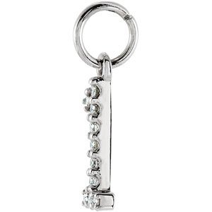 Natural Diamond Numeral Charm - Luvona