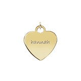 23x24 mm Posh Mommy Engravable Heart Pendant