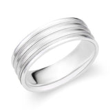 Mens Milgrain Wedding Band-119-00385