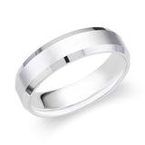 Mens Beveled Edge Wedding Ring-119-01581