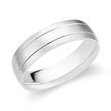 Men's Grooved Wedding Band-119-00690