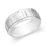 Men's 8mm Hammered Wedding Band-119-00384