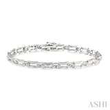 Marquise Shape Diamond Link Bracelet