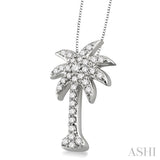 Palm Tree Diamond Fashion Pendant