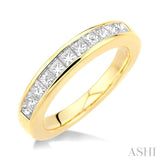 Channel Set Diamond Wedding Band