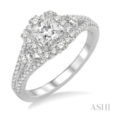 Semi-Mount Diamond Engagement Ring