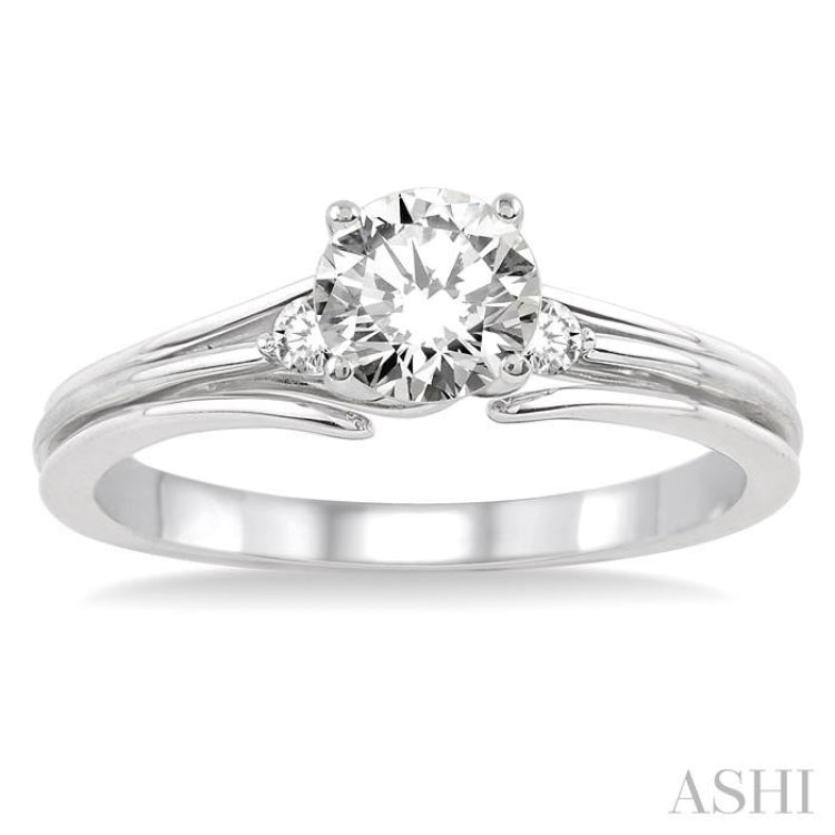 Semi-Mount Diamond Engagement Ring