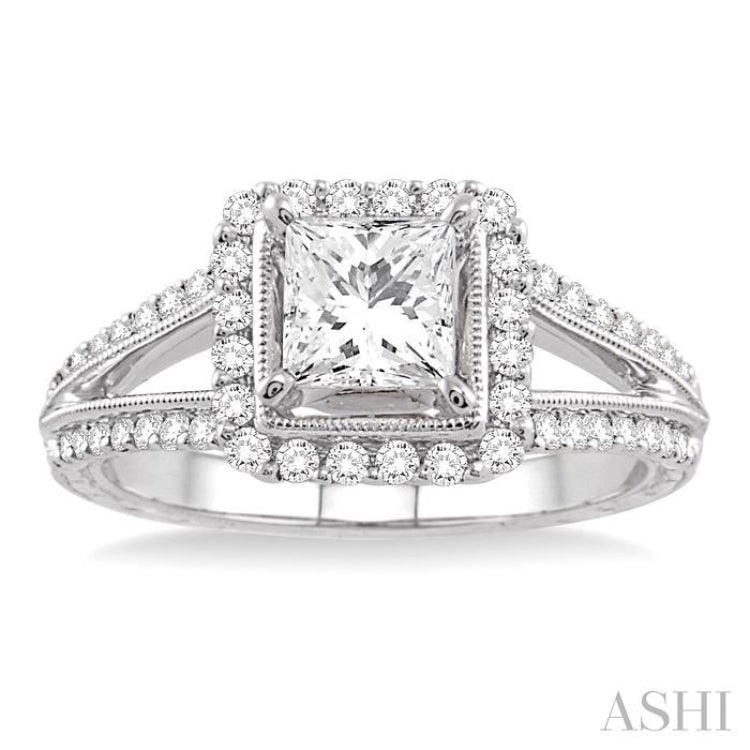 Semi-Mount Diamond Engagement Ring