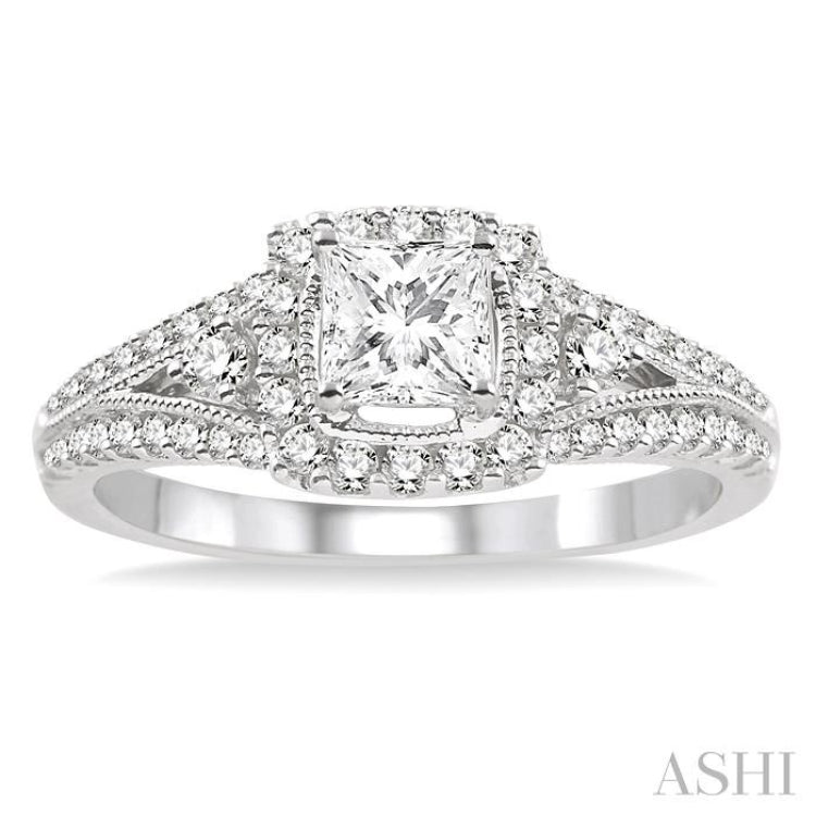 Semi-Mount Diamond Engagement Ring