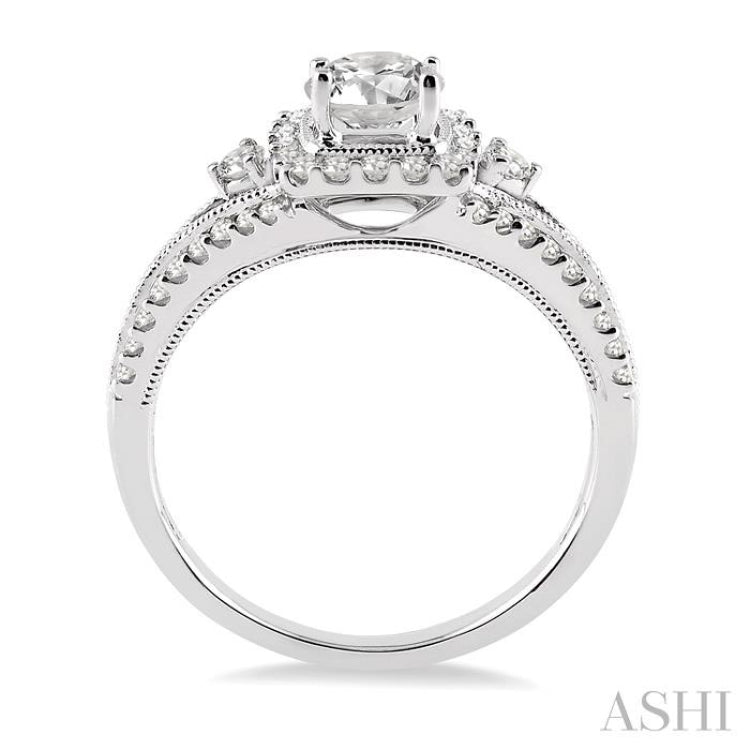 Semi-Mount Diamond Engagement Ring