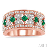 Gemstone & Diamond Fashion Band