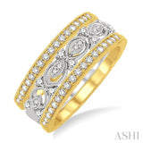 Stackable Diamond Band Set