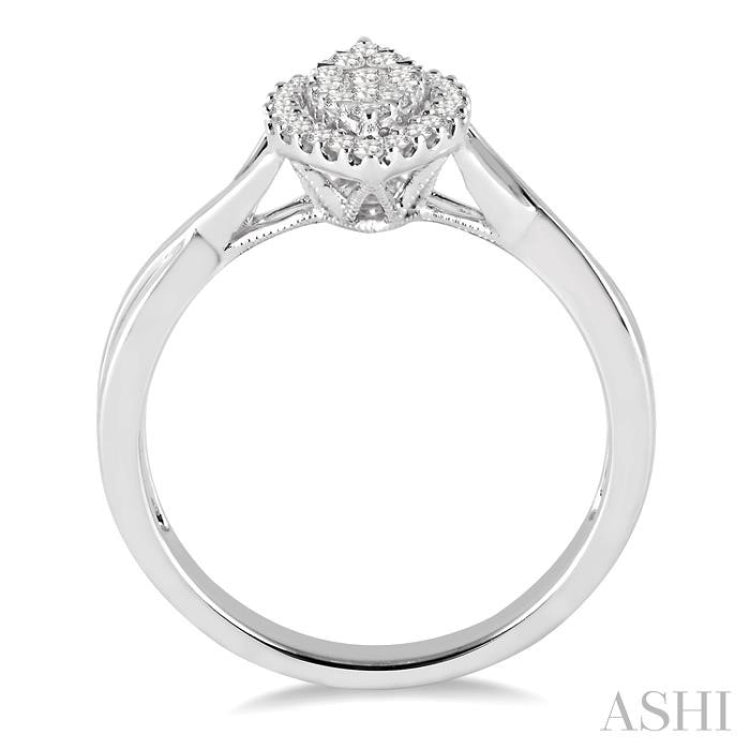 Marquise Shape Lovebright Diamond Ring