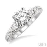 Semi-Mount Diamond Engagement Ring