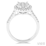 Oval Shape Lovebright Essential Diamond Engagement Ring