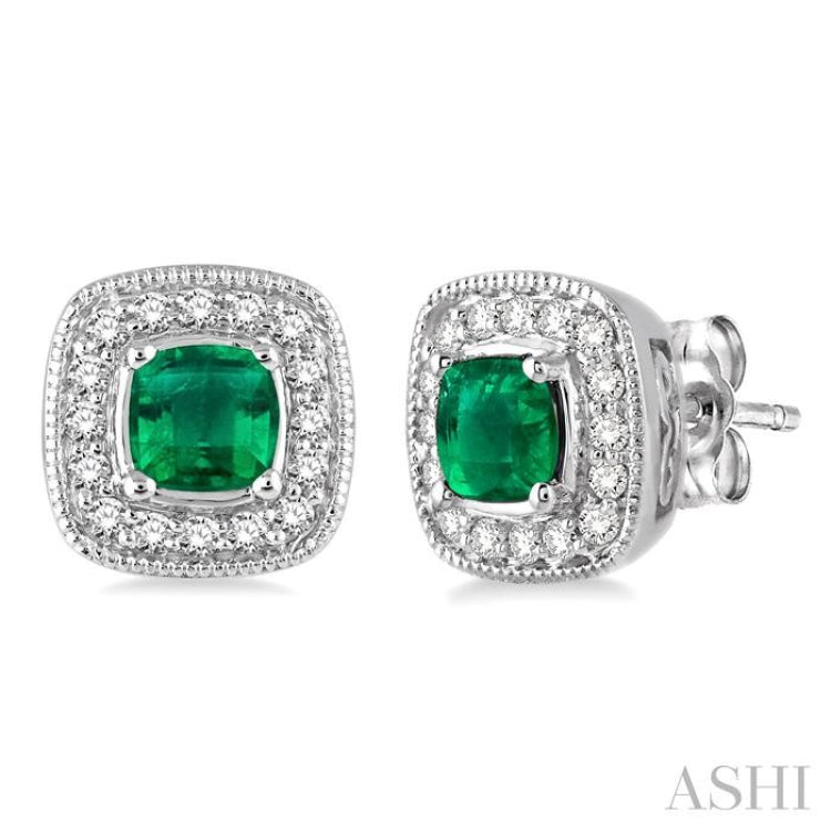 Gemstone & Diamond Earrings