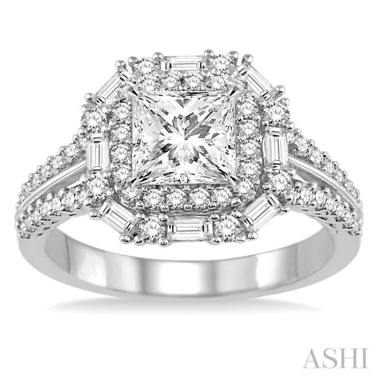 Semi-Mount Diamond Engagement Ring