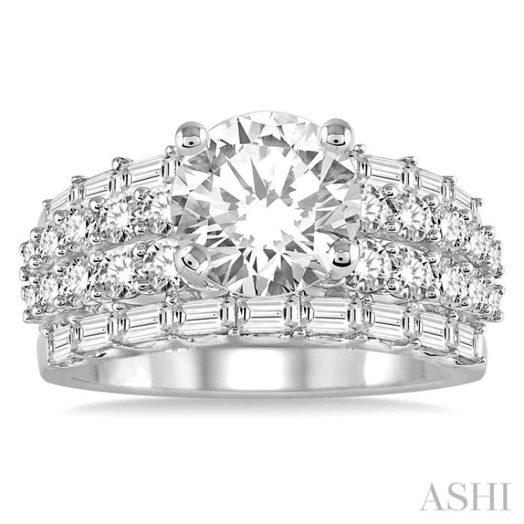 Semi-Mount Diamond Engagement Ring