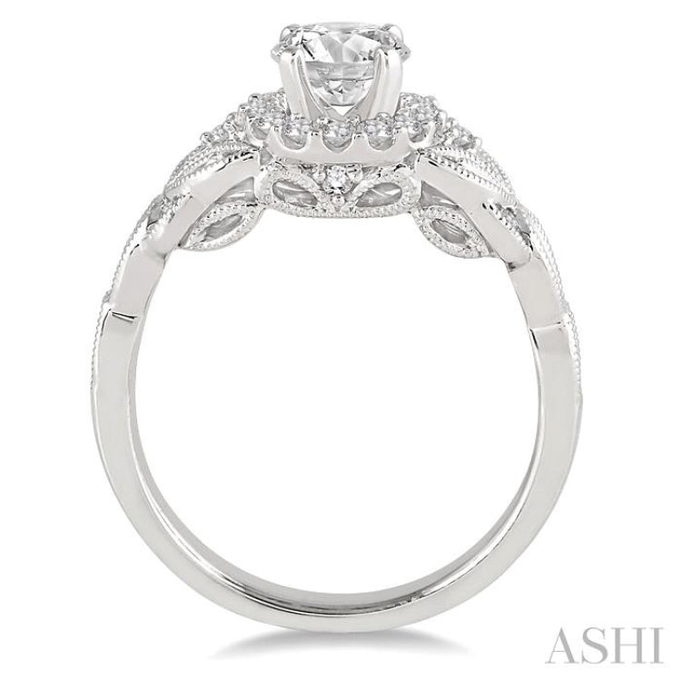 Semi-Mount Diamond Engagement Ring