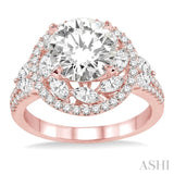 Semi-Mount Diamond Engagement Ring