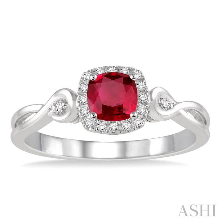 Gemstone & Diamond Ring