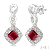 Gemstone & Diamond Earrings