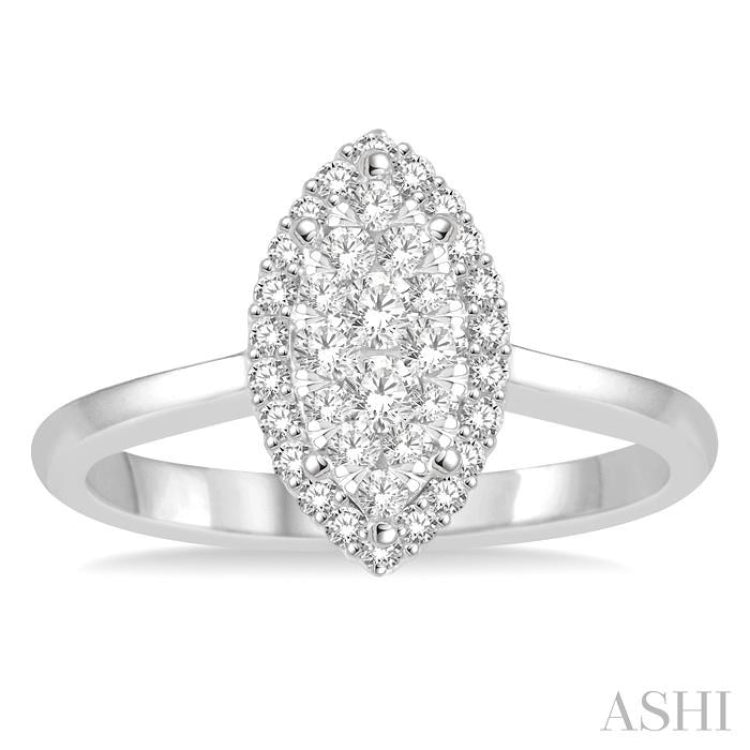 Marquise Shape Lovebright Essential Diamond Engagement Ring