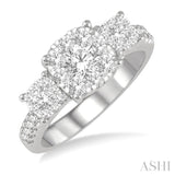 Past Present & Future Lovebright Essential Diamond Engagement Ring