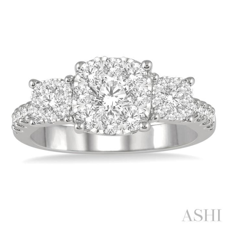 Past Present & Future Lovebright Essential Diamond Engagement Ring