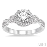 Semi-Mount Diamond Engagement Ring